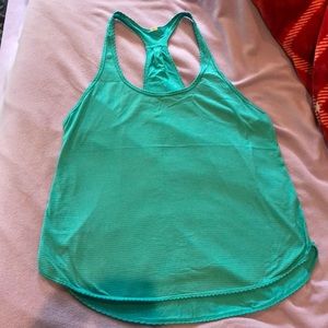 Blue lululemon tank top